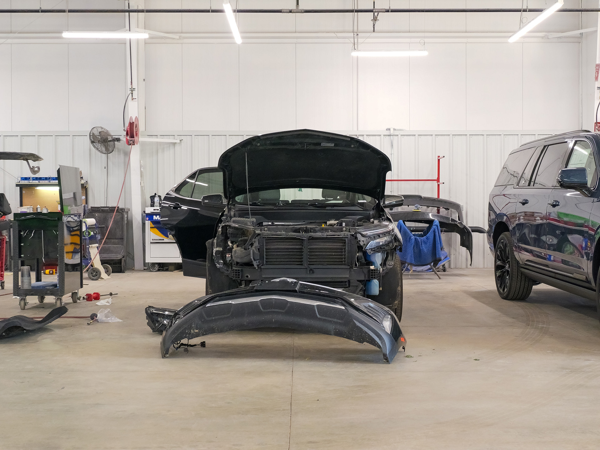 Vehicle body work at Jim Winter Auto Body